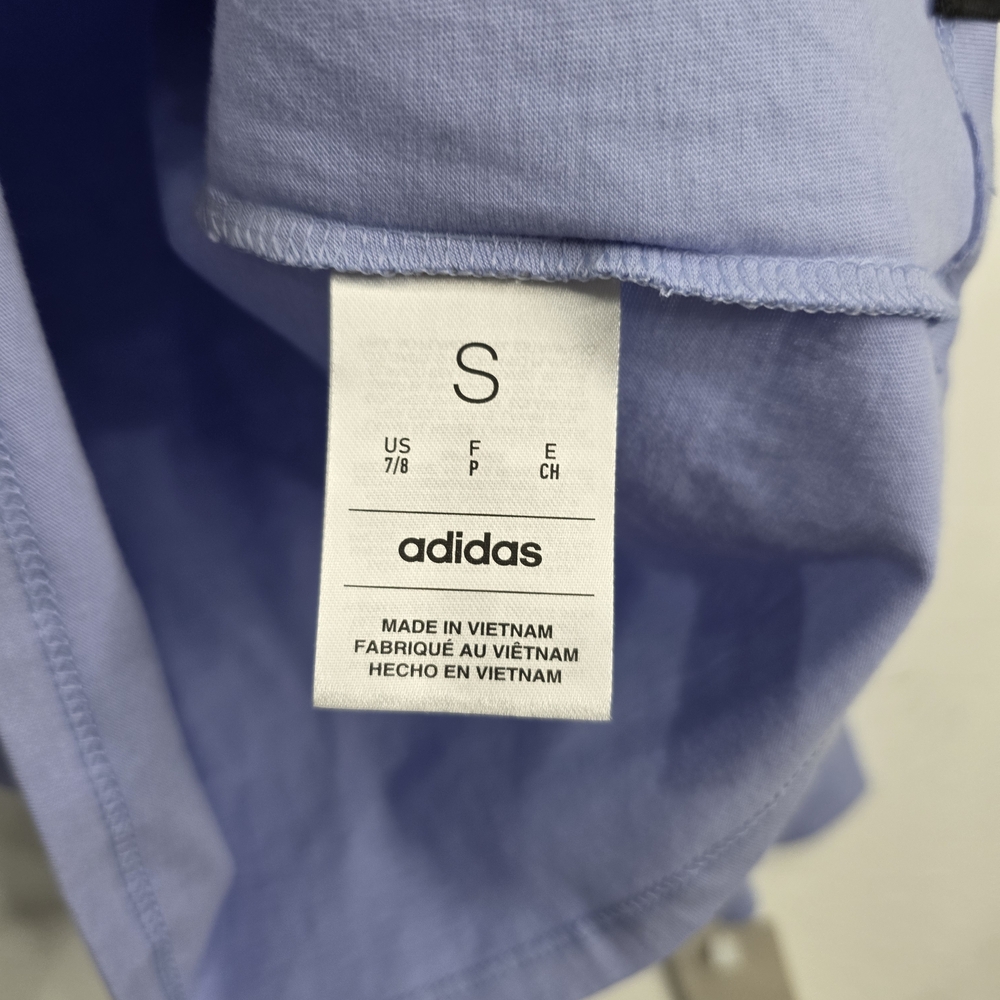 Adidas Light Purple Kids Long Sleeve Shirt - Picture 5 of 6